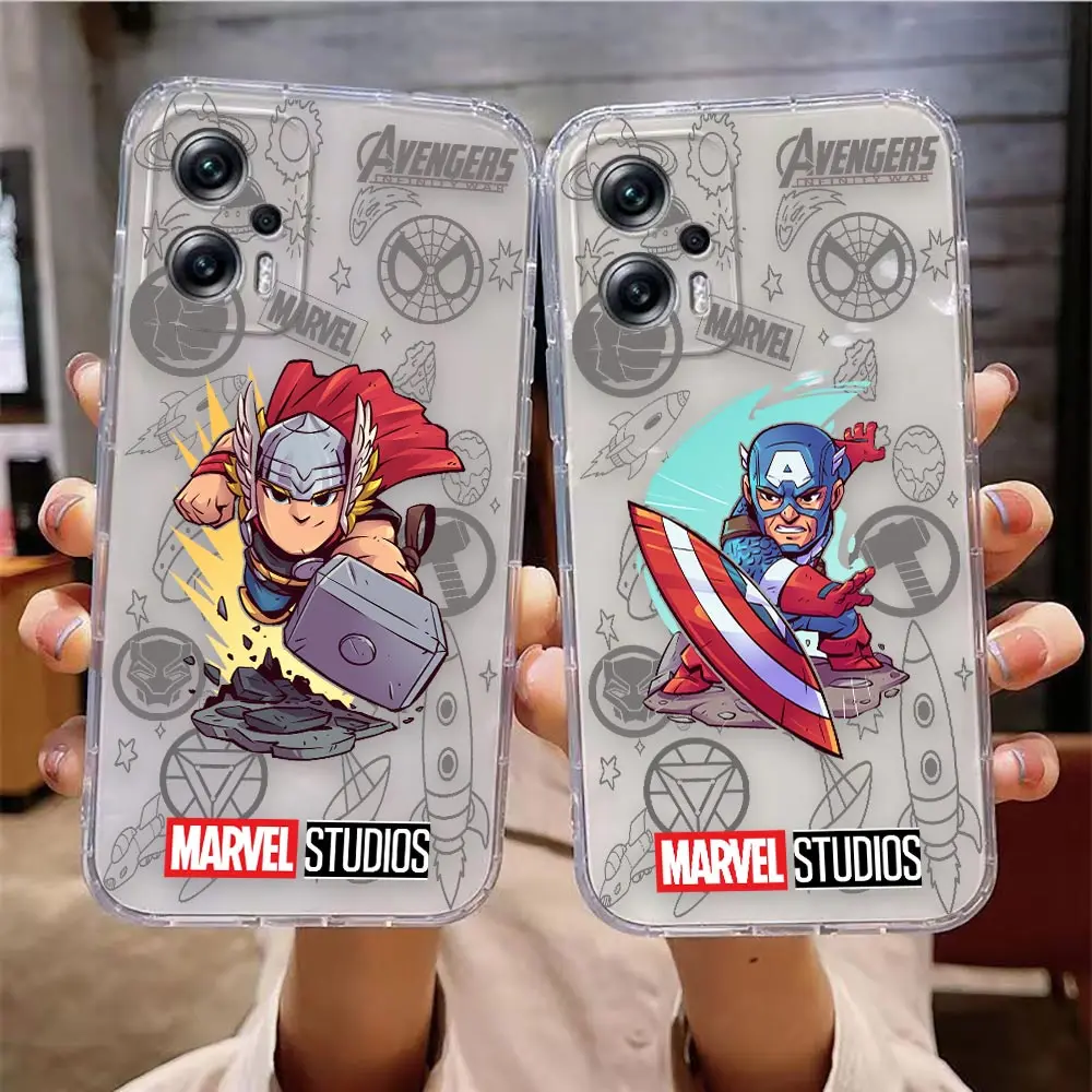 Прозрачный чехол для телефона с героями Marvel, Человек-паук, мультфильм, для Redmi Note 11 11S 11T 11S 10 10S 9 9T 9S 8 7 K40 Pro Plus Max
Прозрачный чехол для телефона с героями Marvel, Человек-паук, мультфильм, для Redmi Note 11 11S 11T 11S 10 10S 9 9T 9S 8 7 K40 Pro Plus Max