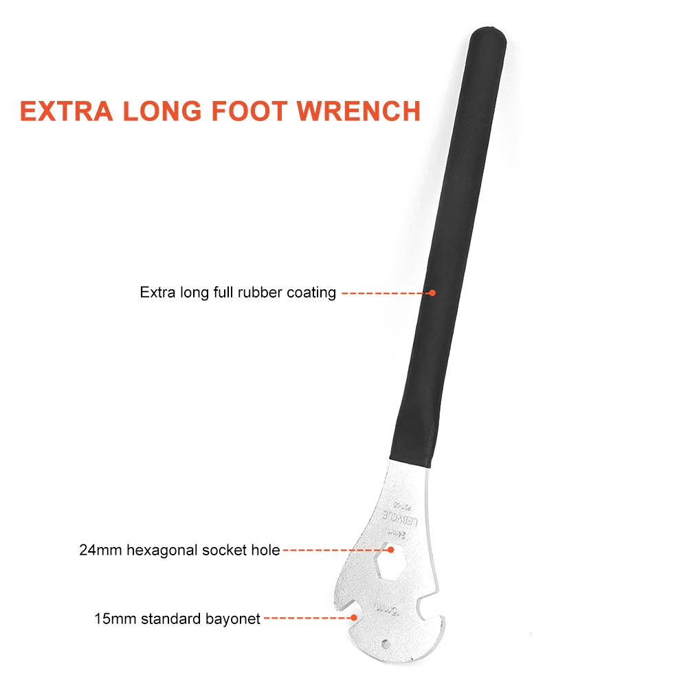Ключ велосипедный Мужской со стальным креплением, 15 мм, противоскользящий
Ключ велосипедный Мужской со стальным креплением, 15 мм, противоскользящий