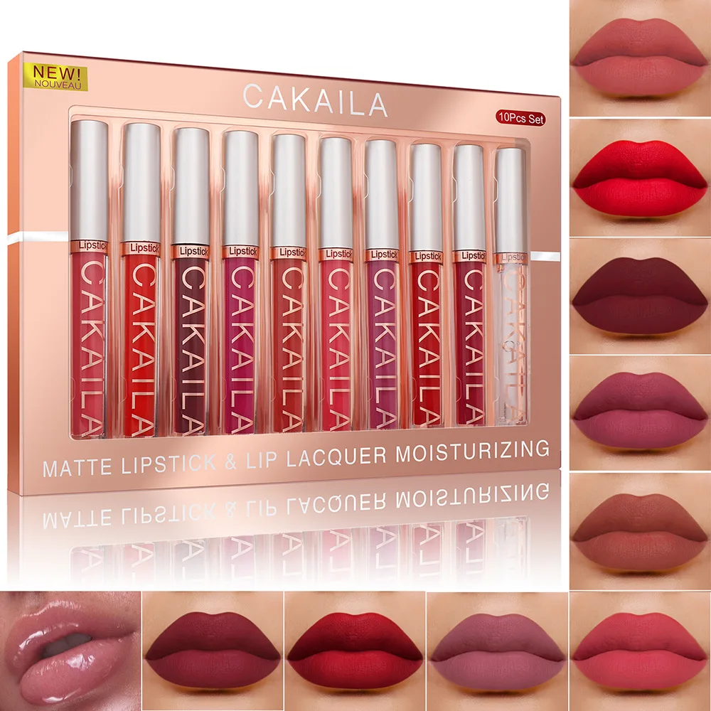 10 Colors Set Matte Lipgloss Wholesale Liquid Lipstick Makeup Lip Color Batom Long Lasting Sexy Red Pink Nude Lip Gloss Bulk
10 Colors Set Matte Lipgloss Wholesale Liquid Lipstick Makeup Lip Color Batom Long Lasting Sexy Red Pink Nude Lip Gloss Bulk