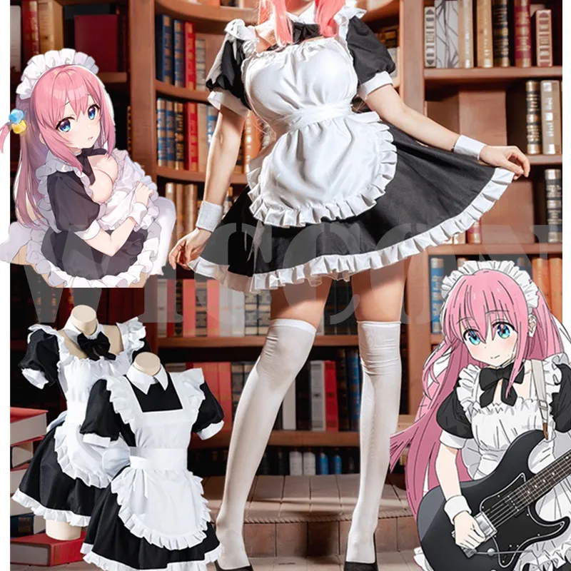 Gotou Maid Uniform Dress Hitori Cosplay Anime Bocchi The Rock! 【S-2XL】Cute Gotou Hitori Women Cosplay Costume
Gotou Maid Uniform Dress Hitori Cosplay Anime Bocchi The Rock! 【S-2XL】Cute Gotou Hitori Women Cosplay Costume
