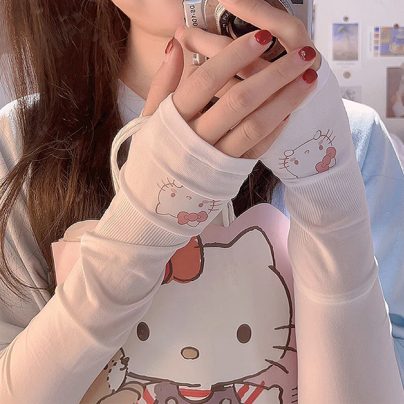 Солнцезащитный рукав Sanrio Cinnamoroll Hello Kitty для девушек, тонкий дышащий рукав для льда с защитой от ультрафиолетовых лучей, с сердечками, 1 пара, на лето
Солнцезащитный рукав Sanrio Cinnamoroll Hello Kitty для девушек, тонкий дышащий рукав для льда с защитой от ультрафиолетовых лучей, с сердечками, 1 пара, на лето