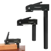 Woodworking Fast Hold Down Bench Dog Clamp Desktop Quick Acting Hold Down Clamp Adjustable Fast Fixed Clip for 19/20mm Dog Hole