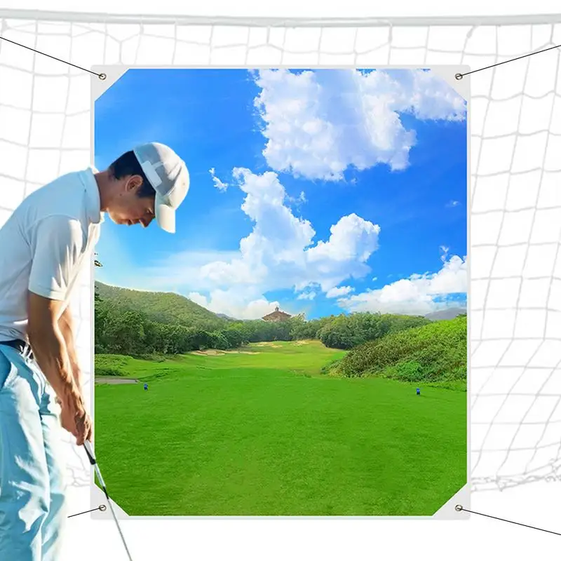 

Golf Target Cloth Outdoor Softball Practice Hitting Cloth Low Noise Golf Practice Aid And Training Aid For Indoor Backyard