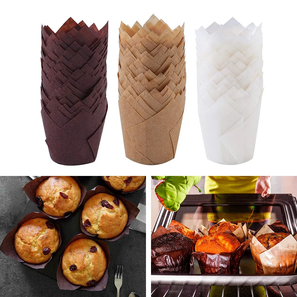 50PCS Tulip Cup Cake Liner Paper Cake Mold Muffin Baking Cups For Birthday Parties Weddings Bakeries Decoration Assorted Color
50PCS Tulip Cup Cake Liner Paper Cake Mold Muffin Baking Cups For Birthday Parties Weddings Bakeries Decoration Assorted Color