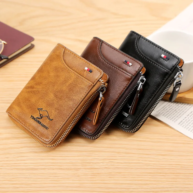 Fashion Vintage Business Credit Card Holder Case Anti-Theft Clutch Short Men's Leather Wallet Large Capacity
Fashion Vintage Business Credit Card Holder Case Anti-Theft Clutch Short Men's Leather Wallet Large Capacity