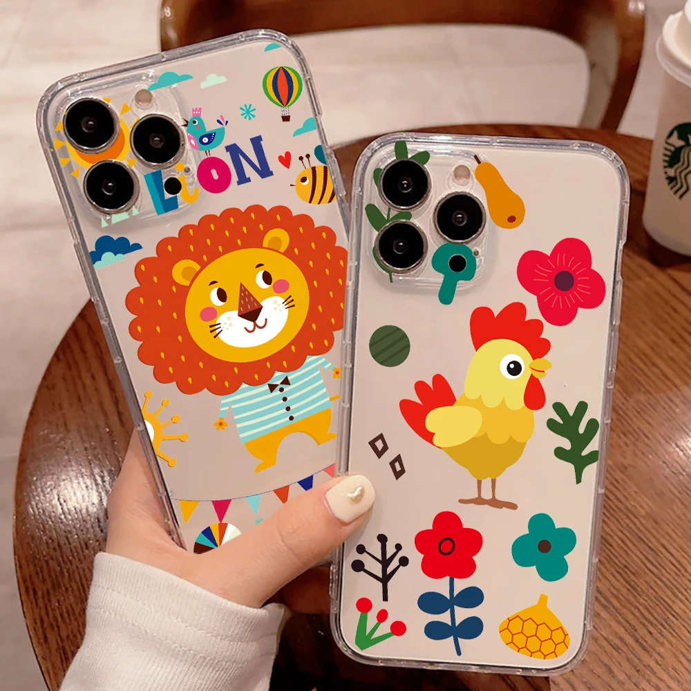 Cute Cartoon Animals Luxury Ultra Thin Clear Phone Case For iPhone 11 12 13 Pro Max 12 13 Mini X XR XS Max SE 5 6 6s 7 8 Plus
Cute Cartoon Animals Luxury Ultra Thin Clear Phone Case For iPhone 11 12 13 Pro Max 12 13 Mini X XR XS Max SE 5 6 6s 7 8 Plus