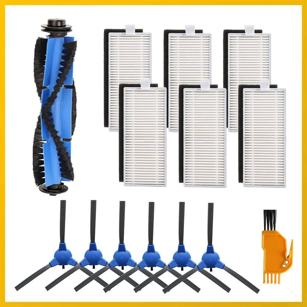 Robot Mian Roller Side Brush Hepa Filter Mop Replacement Kit Compatible for Eufy Robovac 11S 30 30C 15C 12 Vacuum Cleaner Parts
Robot Mian Roller Side Brush Hepa Filter Mop Replacement Kit Compatible for Eufy Robovac 11S 30 30C 15C 12 Vacuum Cleaner Parts