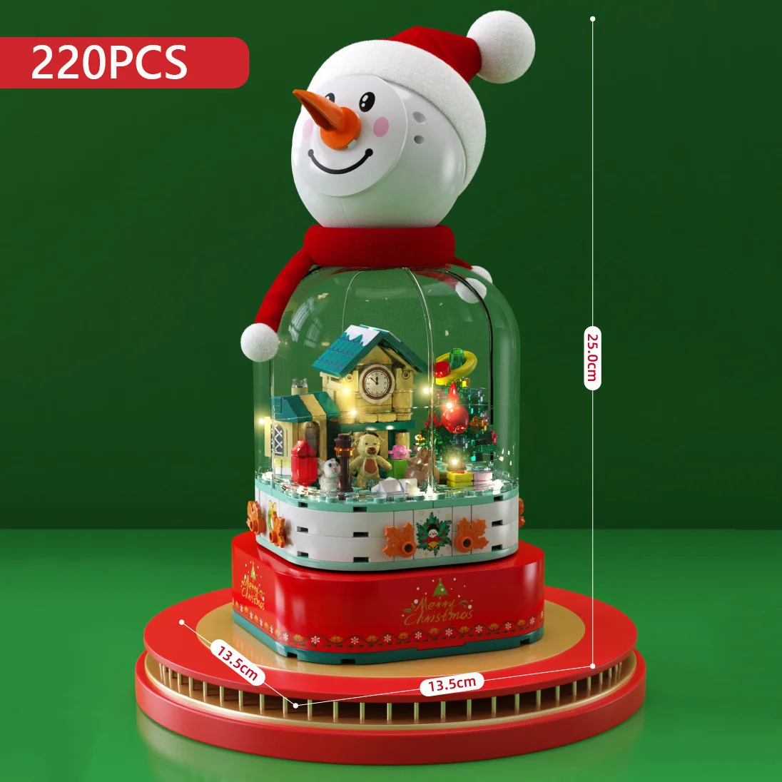 SEMBO Block 601162 Christmas Snowman Rotating Shining Music Box Building Blocks City Friends Bricks Toys For Children Xmas Gifts
SEMBO Block 601162 Christmas Snowman Rotating Shining Music Box Building Blocks City Friends Bricks Toys For Children Xmas Gifts