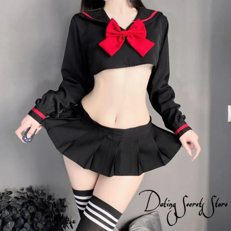 Sexy Lingerie Girl with Small Breasts Campus Pure Desire Student Unifor Temptation and Passion Suit Cute and Sexy Pleated Skirt 
Sexy Lingerie Girl with Small Breasts Campus Pure Desire Student Unifor Temptation and Passion Suit Cute and Sexy Pleated Skirt