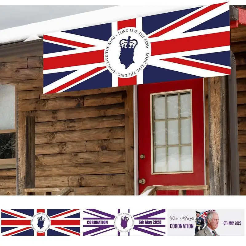 King Charles III Flag Charles III Portrait Garden Flags British Decoration The Great Britain King British Flag Polyester Cloth
King Charles III Flag Charles III Portrait Garden Flags British Decoration The Great Britain King British Flag Polyester Cloth