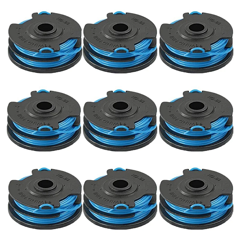 29082/29242 Weed Eater Dual Line String Trimmer Replacement Spool For Greenworks Model 21212 And 21272(9 Pack)
29082/29242 Weed Eater Dual Line String Trimmer Replacement Spool For Greenworks Model 21212 And 21272(9 Pack)