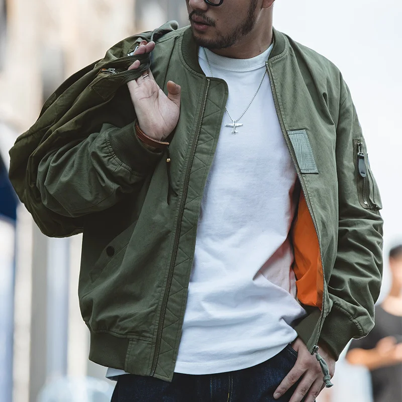 Men's Casual MA-1 Jackets Outerwear Military Flight Bomber Tank Coat Men Clothing Pilot Bomber Jacket
Men's Casual MA-1 Jackets Outerwear Military Flight Bomber Tank Coat Men Clothing Pilot Bomber Jacket
