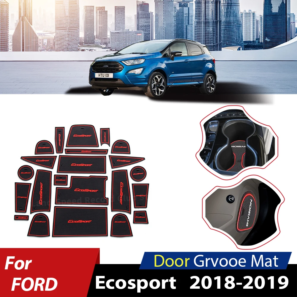 Нескользящий Резиновый коврик для автомобильных ворот Ford Ecosport 2018 2019, Противоскользящий коврик для двери, резиновый коврик для чашек, аксесс...
Нескользящий Резиновый коврик для автомобильных ворот Ford Ecosport 2018 2019, Противоскользящий коврик для двери, резиновый коврик для чашек, аксесс...