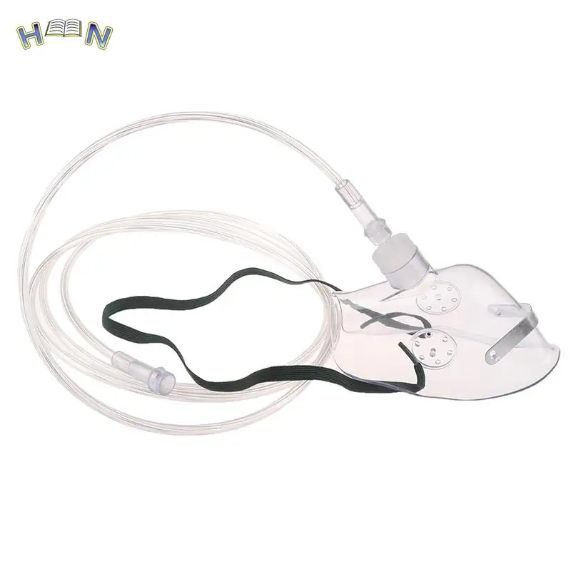 Disposable Face Mask Shield Nebulizer Conduit Adult Oxygen Mask with Tube
Disposable Face Mask Shield Nebulizer Conduit Adult Oxygen Mask with Tube