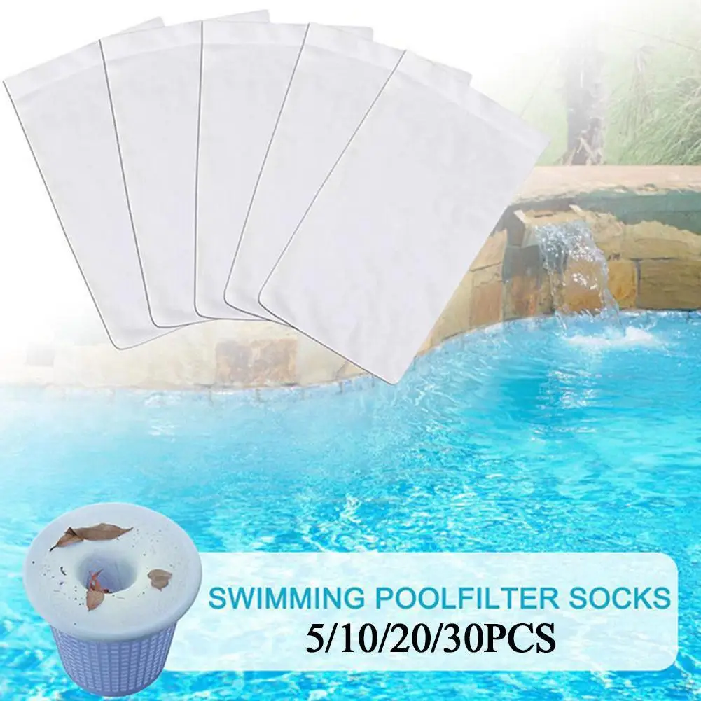 5/10/20/30pcs Filter Storage Pool Skimmer Socks Nylon Swimming Pool Filter Socks For Baskets Skimmers White Pool Supply
5/10/20/30pcs Filter Storage Pool Skimmer Socks Nylon Swimming Pool Filter Socks For Baskets Skimmers White Pool Supply