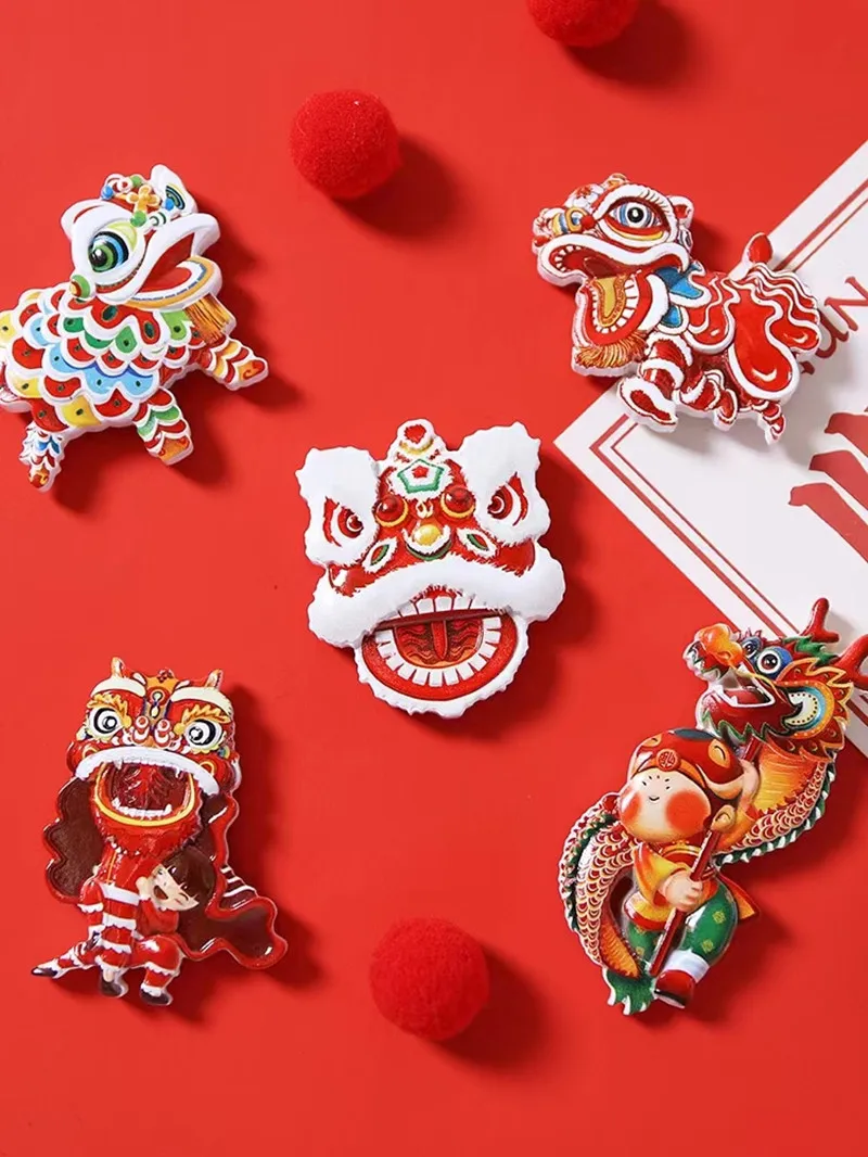 Chinese Style Creative Personality Refrigerator Stickers Magnetic Stickers 3D Red Festive Cute Decorations
Chinese Style Creative Personality Refrigerator Stickers Magnetic Stickers 3D Red Festive Cute Decorations