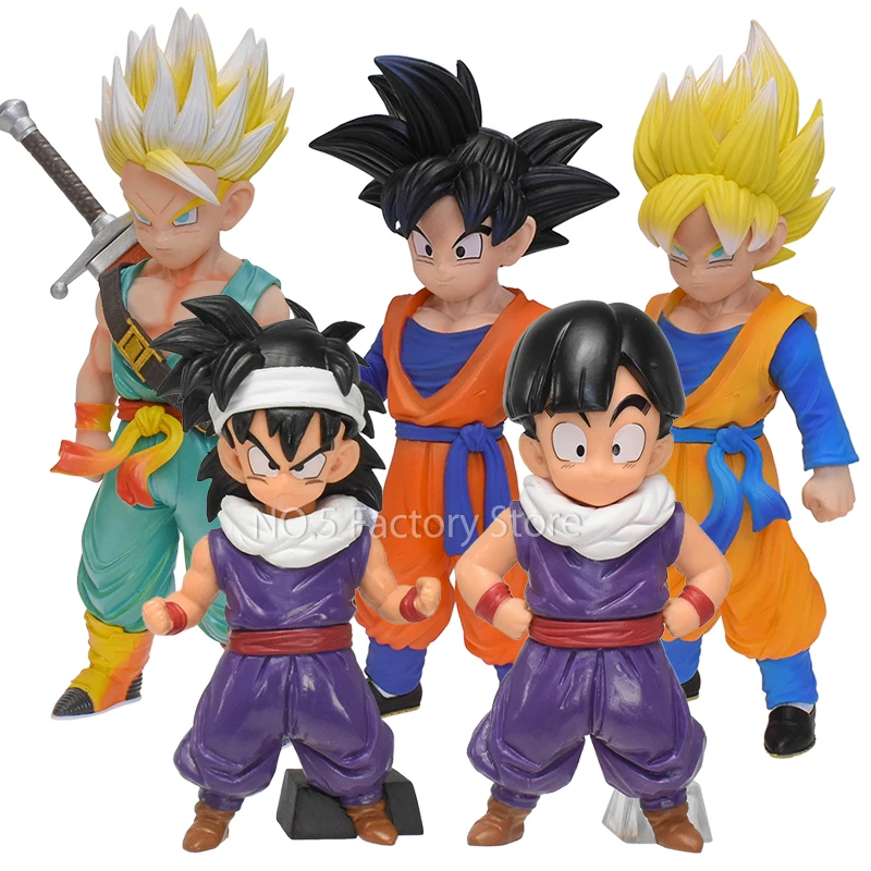 Anime Dragon Ball Figures Childhood Trunks Goku Gohan Super Saiyan Son Goten PVC Action Statue Collection Model Toy for Gifts
Anime Dragon Ball Figures Childhood Trunks Goku Gohan Super Saiyan Son Goten PVC Action Statue Collection Model Toy for Gifts