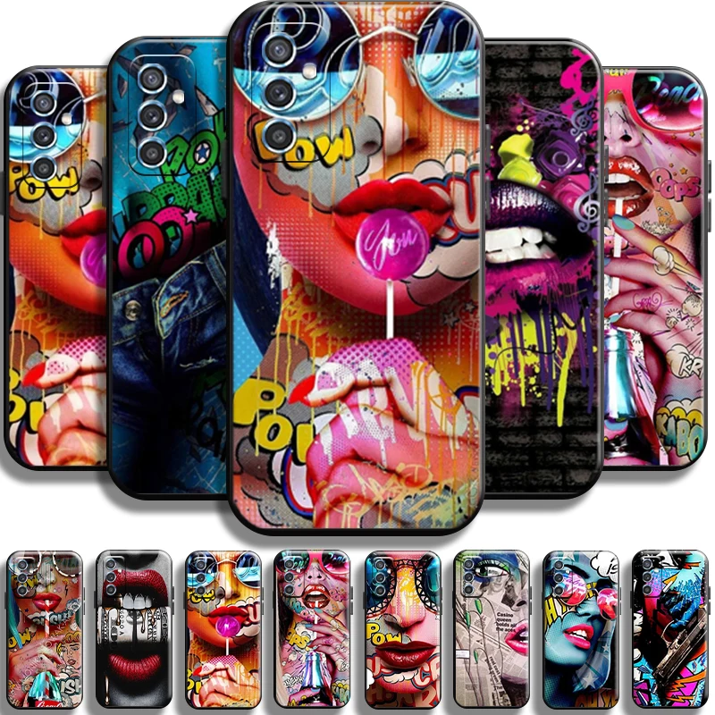 Fashion Sexy Street Graffiti For Samsung Galaxy M52 Phone Case Carcasa Coque Shell Soft TPU Funda Back Liquid Silicon Cover
Fashion Sexy Street Graffiti For Samsung Galaxy M52 Phone Case Carcasa Coque Shell Soft TPU Funda Back Liquid Silicon Cover