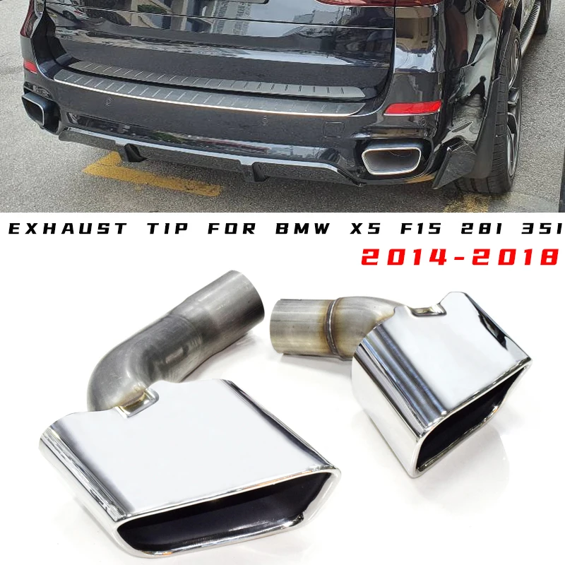 AK MUFFLERTIP Exhaust Tip For BMW X5M X6M 28i 35i F15 2014-2018 Stainless Steel Exhaust Pipe Car Exhaust Muffler Tip Tailpipe
AK MUFFLERTIP Exhaust Tip For BMW X5M X6M 28i 35i F15 2014-2018 Stainless Steel Exhaust Pipe Car Exhaust Muffler Tip Tailpipe