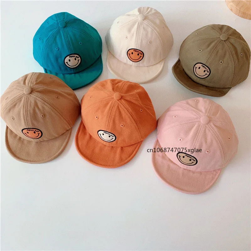 Smiley Kids Hat 2022 Embroidered Smiley Smiley Kids Hat Baseball Cap Boys Girls Soft Breathable Brim Adjustable Cotton Sun Hat
Smiley Kids Hat 2022 Embroidered Smiley Smiley Kids Hat Baseball Cap Boys Girls Soft Breathable Brim Adjustable Cotton Sun Hat