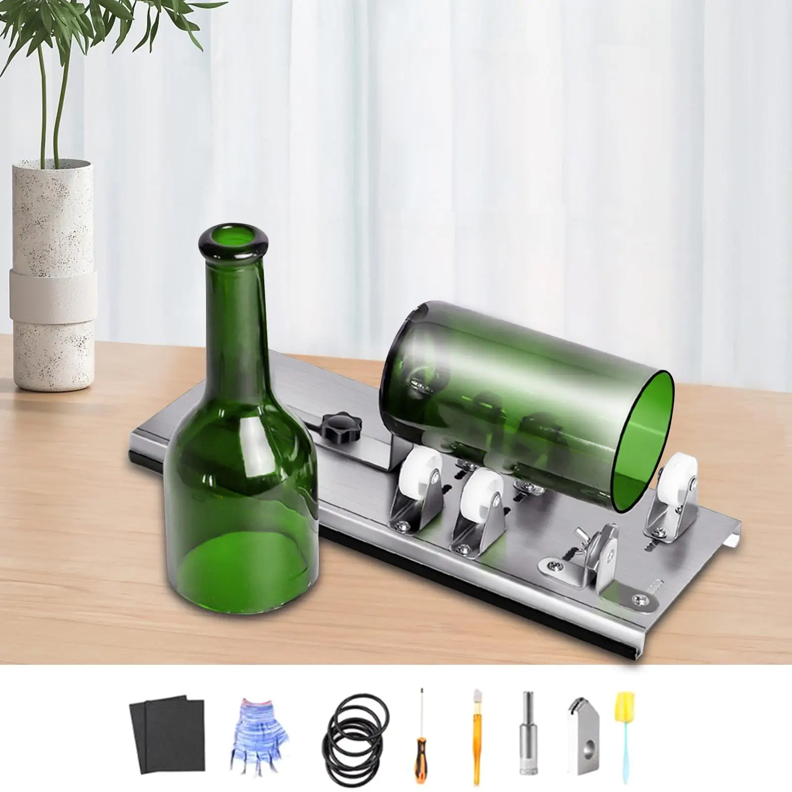 Glass Bottle Cutter Upgraded Manual Tool Durable Crafts Cutting Machine for Pen Holders DIY Flowerpot Lampshades Vases Ornaments
Glass Bottle Cutter Upgraded Manual Tool Durable Crafts Cutting Machine for Pen Holders DIY Flowerpot Lampshades Vases Ornaments