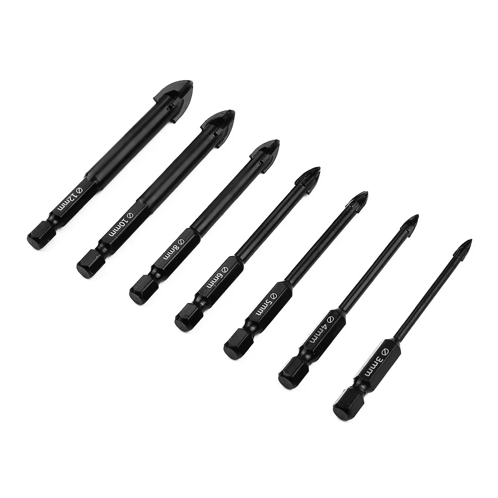 7Pcs Efficient Universal Drilling Tool Multifunctional Cross Alloy Drill Bits Fully Ground And Rust-proof Machine Power Tools
7Pcs Efficient Universal Drilling Tool Multifunctional Cross Alloy Drill Bits Fully Ground And Rust-proof Machine Power Tools