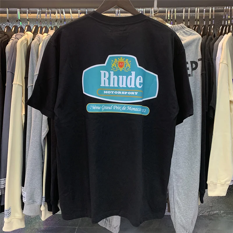 2023ss Motorsport Letter Printing Classic Top Tee RHUDE Black Women Men's Casual Oversized T Shirt
2023ss Motorsport Letter Printing Classic Top Tee RHUDE Black Women Men's Casual Oversized T Shirt