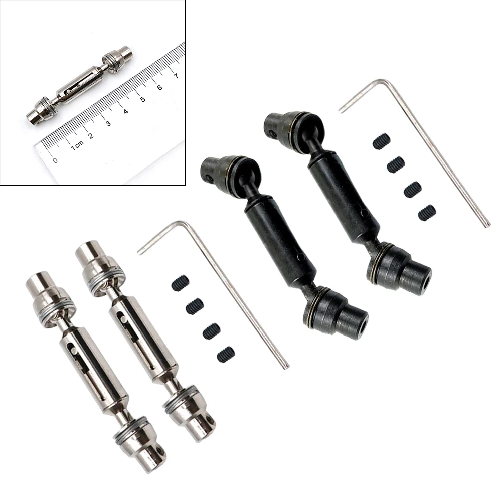 Upgrade Metal CVD Drive Shaft Cardan Shaft Suitable For WPL 1/10 D12 1/16 C14 C24 C34 B14 RC Car Parts Remote Control Car Parts
Upgrade Metal CVD Drive Shaft Cardan Shaft Suitable For WPL 1/10 D12 1/16 C14 C24 C34 B14 RC Car Parts Remote Control Car Parts