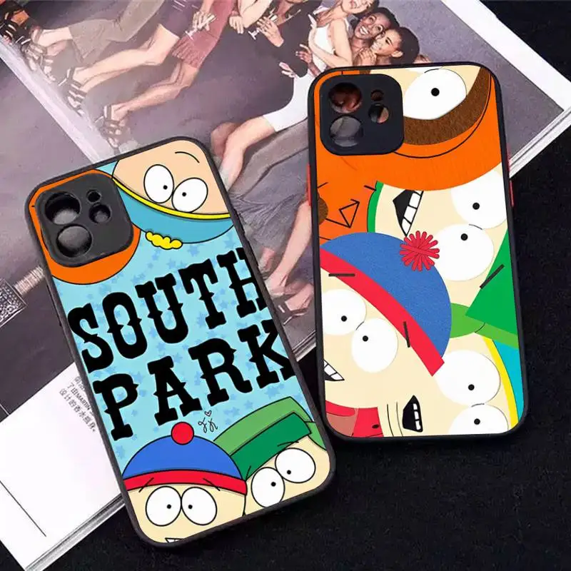 S-South Cartoon P-Parks Phone Case for iPhone 14 11 12 13 Mini Pro Max 8 7 Plus X XR XS MAX Translucent Matte Cover
S-South Cartoon P-Parks Phone Case for iPhone 14 11 12 13 Mini Pro Max 8 7 Plus X XR XS MAX Translucent Matte Cover