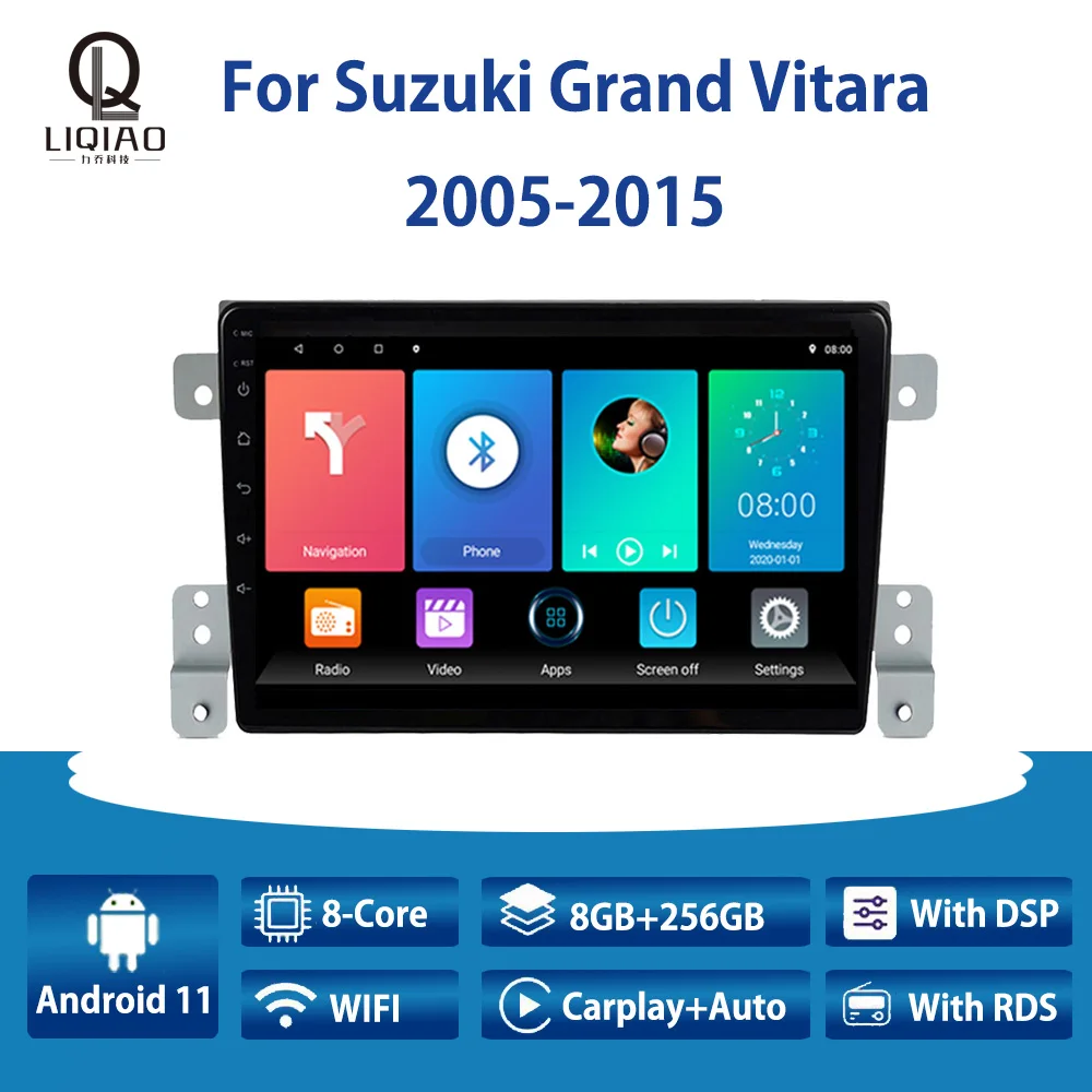 Автомагнитола LIQIAO для Suzuki Grand Vitara 2005-2015 Carplay мультимедийный видеоплеер навигация GPS камера заднего вида Bluetooth USB
Автомагнитола LIQIAO для Suzuki Grand Vitara 2005-2015 Carplay мультимедийный видеоплеер навигация GPS камера заднего вида Bluetooth USB