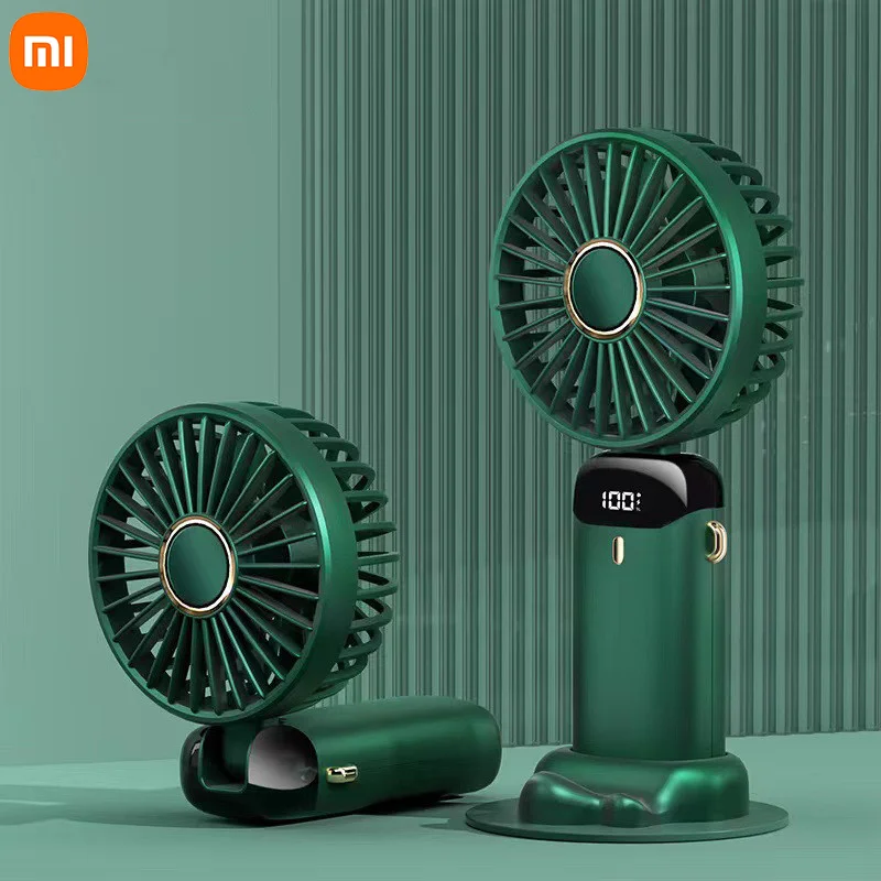 Xiaomi Small Electric Fan USB Rechargeable Fan With Digital Display Handheld Neck Fan 5-speed Adjustable Fold Aromatherapy Fans
Xiaomi Small Electric Fan USB Rechargeable Fan With Digital Display Handheld Neck Fan 5-speed Adjustable Fold Aromatherapy Fans