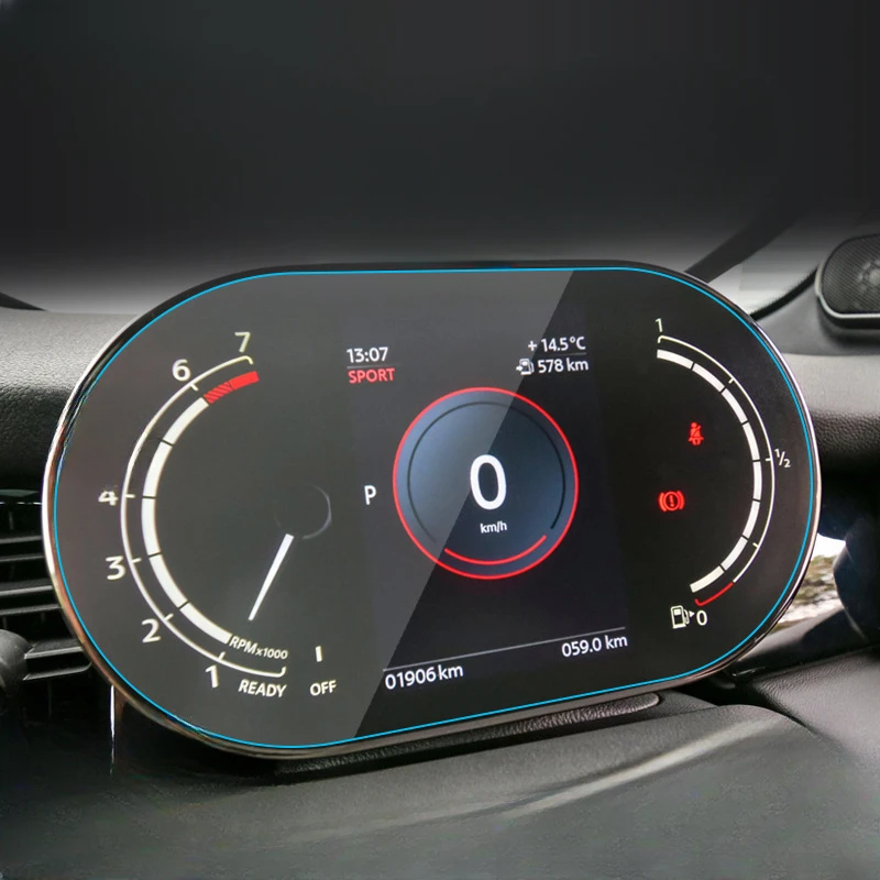 Закаленное стекло для BMW MINI 2021 2022 2023 защита экрана приборной панели автомобиля