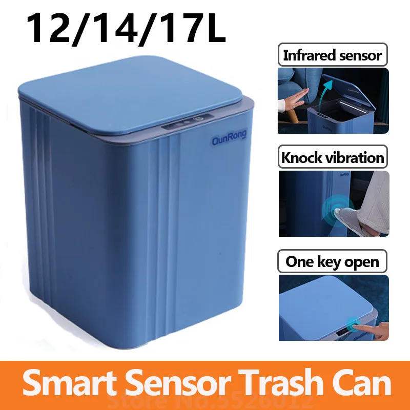 Smart Sensor Trash Can Electronic Household Kitchen Bathroom Bedroom Living Room Waterproof Automatic Induction Garbage Can
Smart Sensor Trash Can Electronic Household Kitchen Bathroom Bedroom Living Room Waterproof Automatic Induction Garbage Can