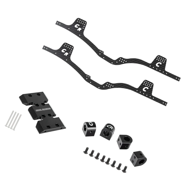 Carbon Fiber LCG Chassis Kit Frame Rail Skid Plate For Axial SCX10 1/10 RC Crawler Lower Center Of Gravity DIY Upgrade
Carbon Fiber LCG Chassis Kit Frame Rail Skid Plate For Axial SCX10 1/10 RC Crawler Lower Center Of Gravity DIY Upgrade