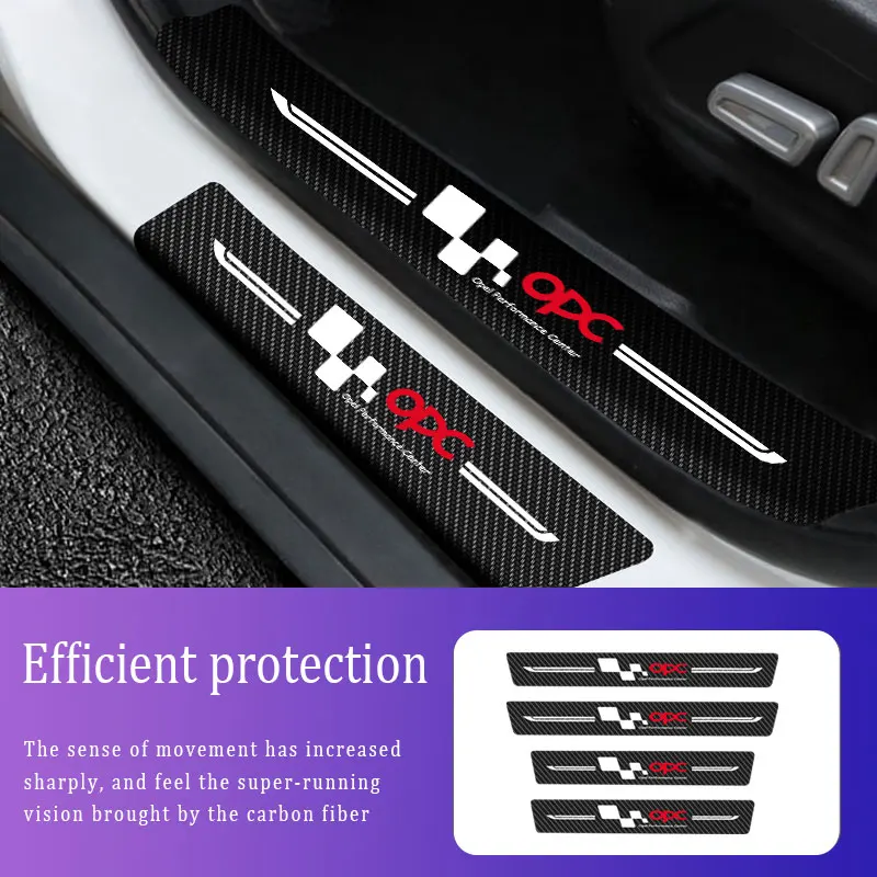 4x Sill Protector Stickers Scuff Plate Carbon Fiber For Opel Opc Logo Anti Scratch Stickers Car Door Thresh
4x Sill Protector Stickers Scuff Plate Carbon Fiber For Opel Opc Logo Anti Scratch Stickers Car Door Thresh