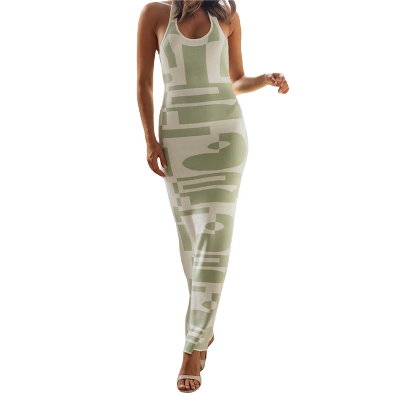 y2k Long Knitted Dress 2000s Aesthetic Women Geometric Print Sleeveless Backless Bodycon Dresses Beach Party Dress Clubwear
y2k Long Knitted Dress 2000s Aesthetic Women Geometric Print Sleeveless Backless Bodycon Dresses Beach Party Dress Clubwear