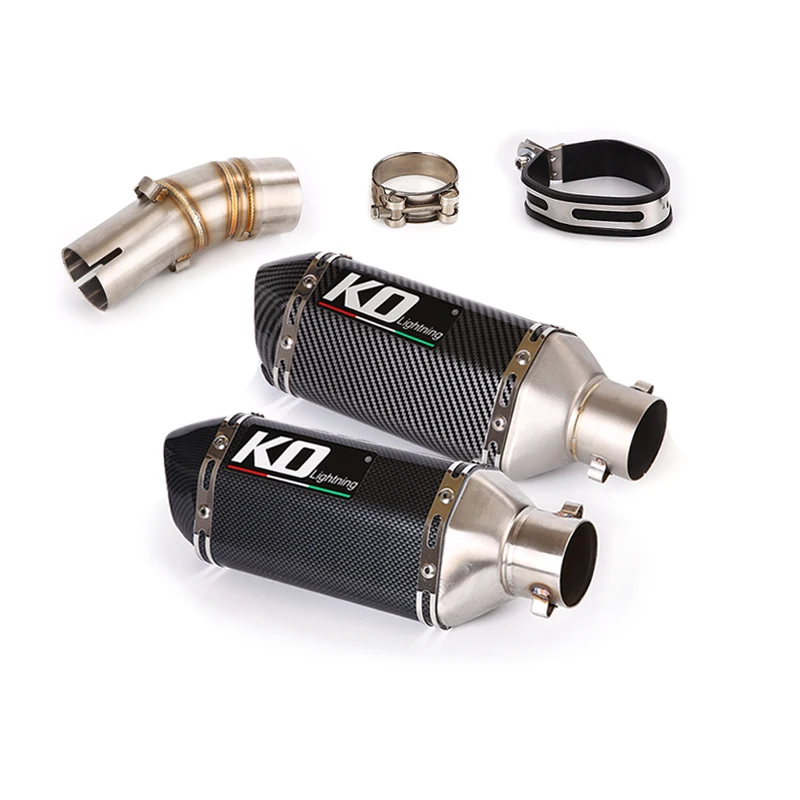 Motorcycle Exhaust System 51mm Mufflers Escape Middle Link Pipe Slip On For Kawasaki ER6N 650F 650R 2012 2013 2014 2015 2016
Motorcycle Exhaust System 51mm Mufflers Escape Middle Link Pipe Slip On For Kawasaki ER6N 650F 650R 2012 2013 2014 2015 2016