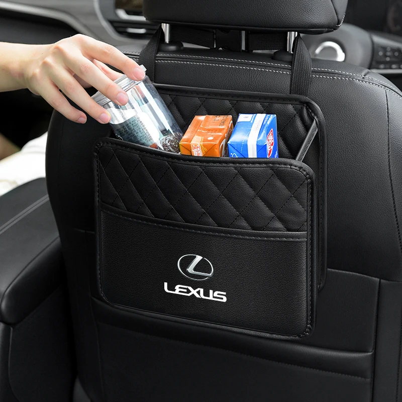 Leather Car Styling Storage Bag Hanging Seat Back Organizer Case Auto Interior Accessories For Lexus CT200h IS250 IS300 LX570 UX
Leather Car Styling Storage Bag Hanging Seat Back Organizer Case Auto Interior Accessories For Lexus CT200h IS250 IS300 LX570 UX