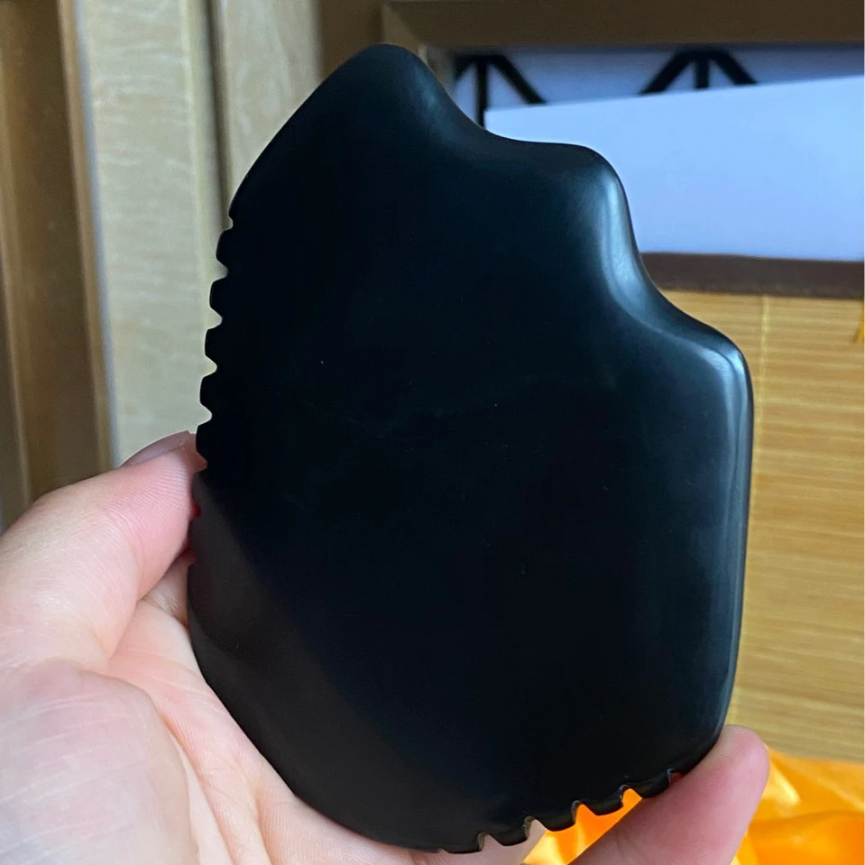 Natural Bian Stone Jade Gua Sha For Facial Massage Firm Skin V Face Lift Jawline Neck Guasha Skin Care Tools Mask Beauty Scraper
Natural Bian Stone Jade Gua Sha For Facial Massage Firm Skin V Face Lift Jawline Neck Guasha Skin Care Tools Mask Beauty Scraper