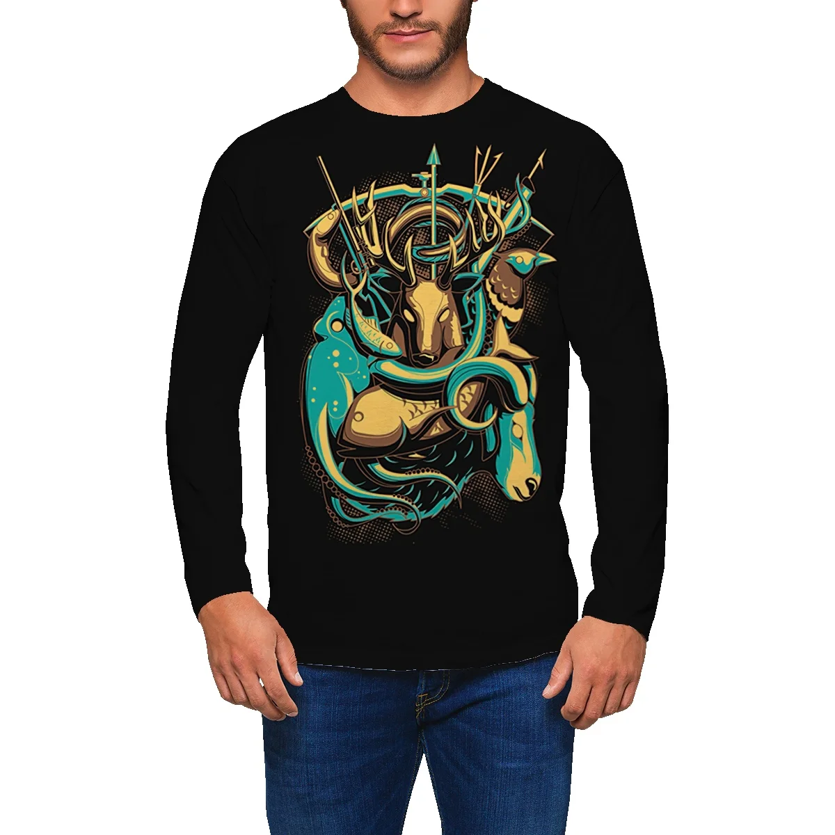 Large size American retro autumn new long-sleeved round neck t-shirt tops men's and women's all-match tide brand clothes
Large size American retro autumn new long-sleeved round neck t-shirt tops men's and women's all-match tide brand clothes