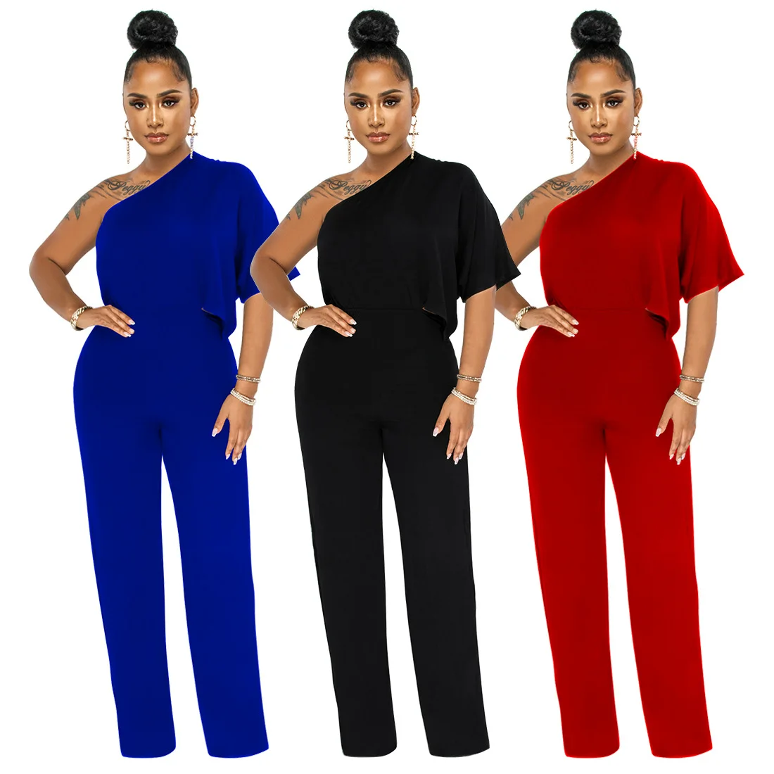 Женские топы с одним открытым плечом и брюки, женские повседневные комплекты из двух предметов
Женские топы с одним открытым плечом и брюки, женские повседневные комплекты из двух предметов