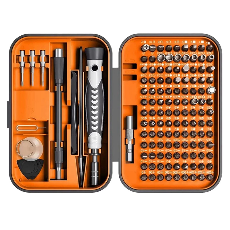 Precision Screwdriver Set With 120 Bits Magnetic Screwdriver Set With Mini Built-In Box For , Phone,PS4, Watch
Precision Screwdriver Set With 120 Bits Magnetic Screwdriver Set With Mini Built-In Box For , Phone,PS4, Watch