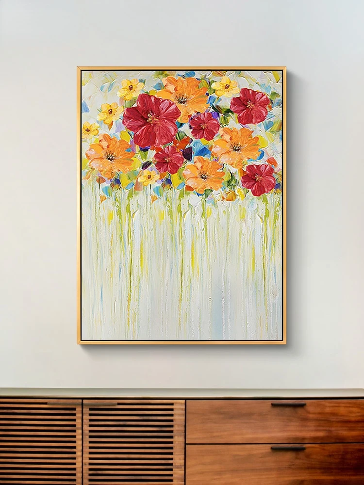 Hand Painted Oil Painting Floral Canvas Simple Abstract Modern Mural Corridor Background Wall Hanging Picture Frameless
Hand Painted Oil Painting Floral Canvas Simple Abstract Modern Mural Corridor Background Wall Hanging Picture Frameless