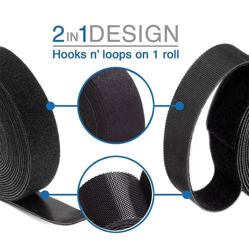 5Meter/Roll Reusable Fastening Tape Cable Ties 15/20mm Hook and Loop Double Side Hook Roll Hooks Strap Wires Organizer Straps
5Meter/Roll Reusable Fastening Tape Cable Ties 15/20mm Hook and Loop Double Side Hook Roll Hooks Strap Wires Organizer Straps
