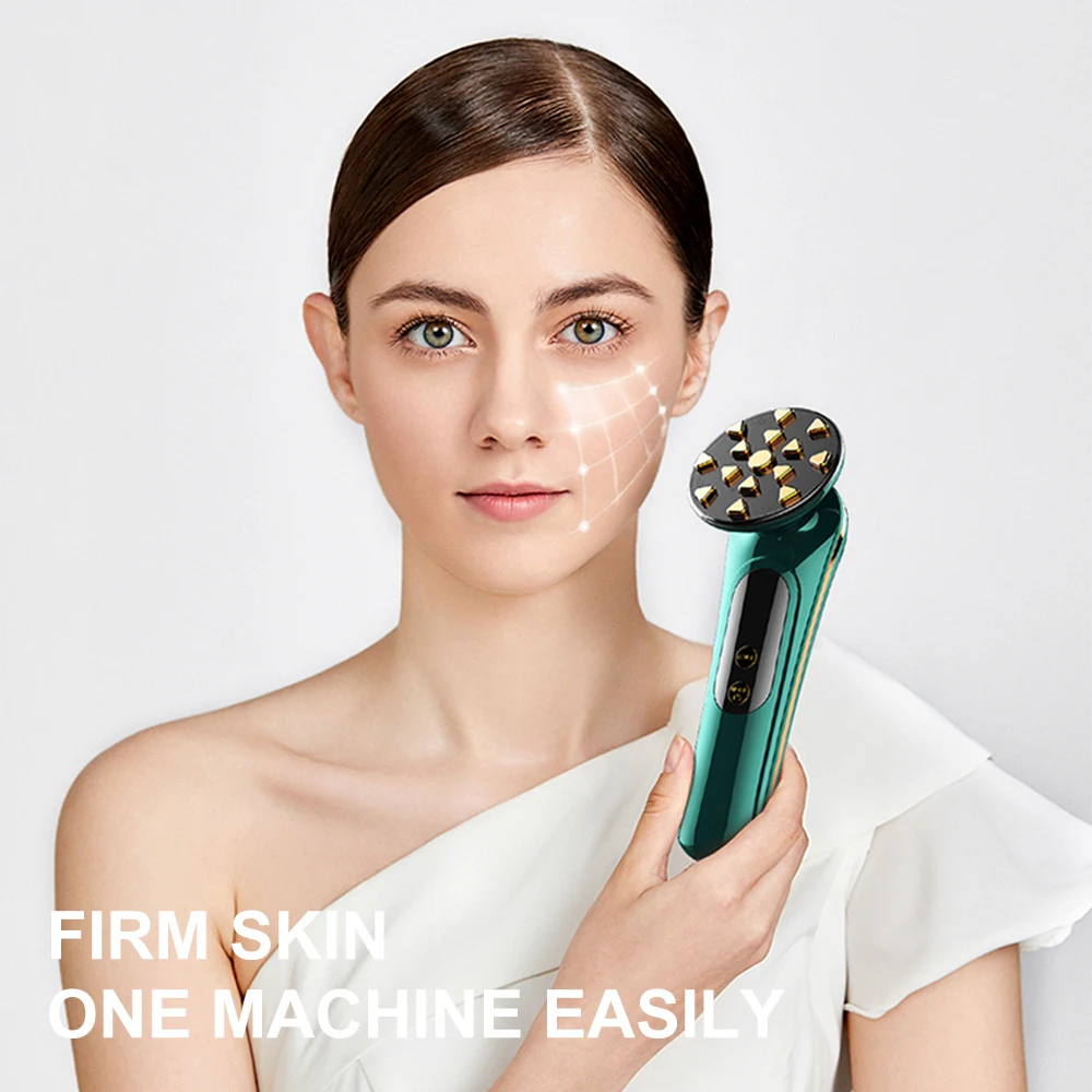 EMS Facial Massager Micro Current Beauty Face Massager Vibration RF Wrinkle Remover Hot Cool Ultrasonic Face Lifting Device
EMS Facial Massager Micro Current Beauty Face Massager Vibration RF Wrinkle Remover Hot Cool Ultrasonic Face Lifting Device