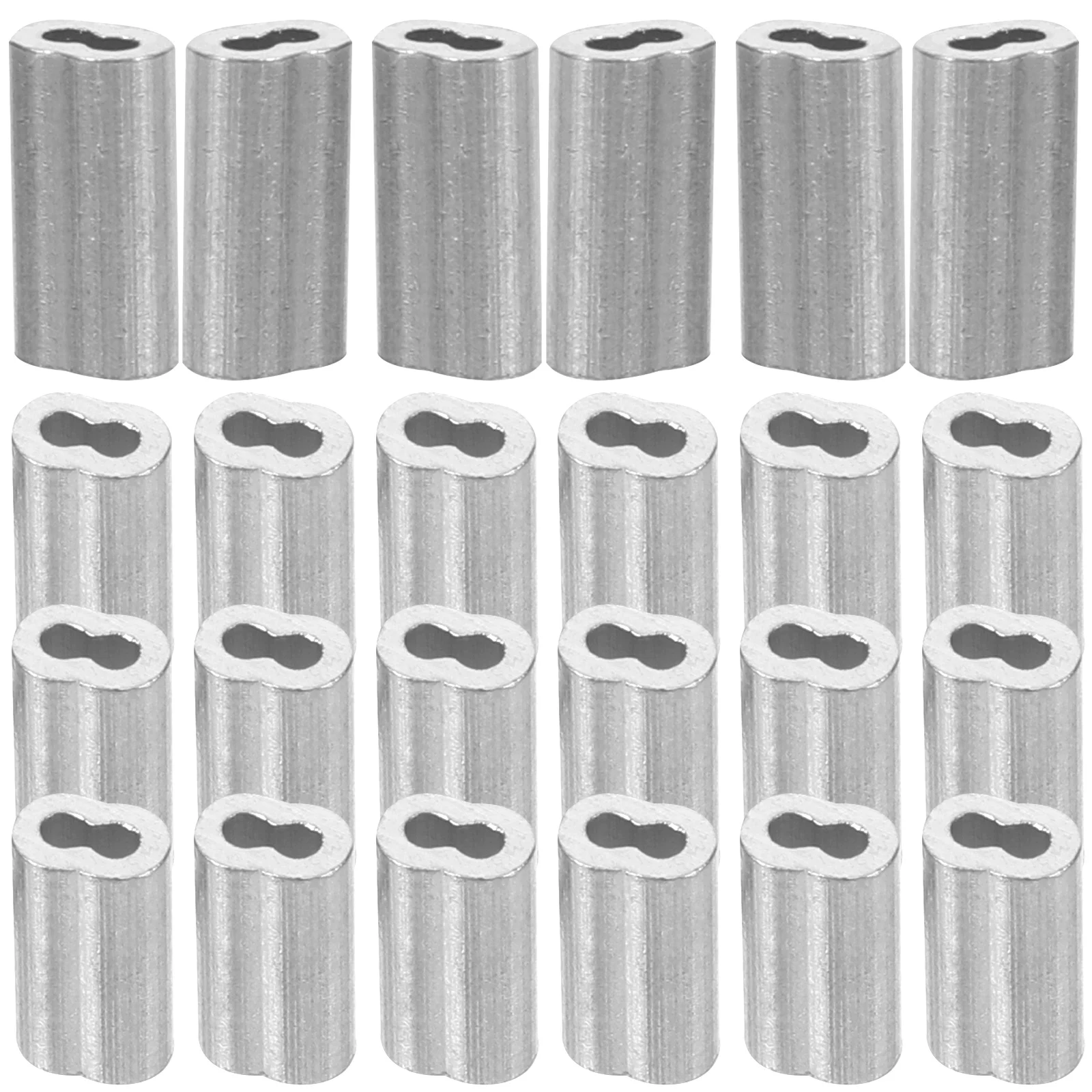 100 Pcs Accelerator 8-shaped Aluminum Sleeve Ferrule Crimping Tool Wire Rope Clamp
100 Pcs Accelerator 8-shaped Aluminum Sleeve Ferrule Crimping Tool Wire Rope Clamp