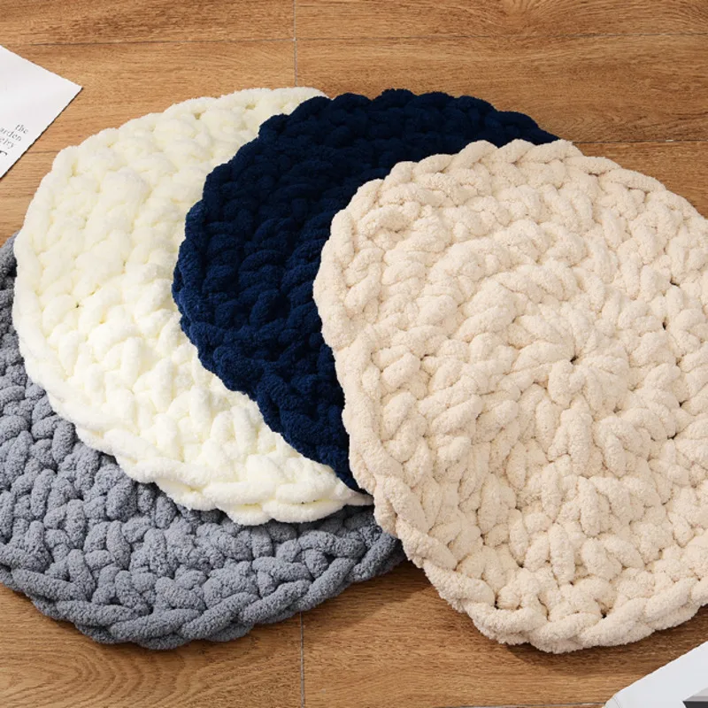 Nordic 50cm/90cm Big Cushion Knitted Round Chair Cushion Thick Hand-Woven Bedroom Window Cushion Ins Sofa Seat Cushion
Nordic 50cm/90cm Big Cushion Knitted Round Chair Cushion Thick Hand-Woven Bedroom Window Cushion Ins Sofa Seat Cushion