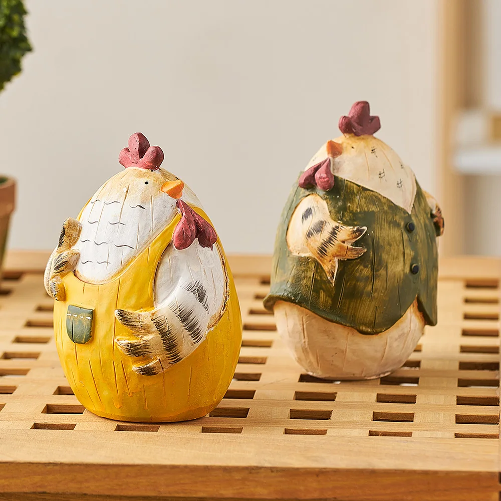 Modern Kawaii Home Garden Figurines for Interior Chicken Desk Accessories Cute Room Decor Sculptures Figurines Animals Ornaments
Modern Kawaii Home Garden Figurines for Interior Chicken Desk Accessories Cute Room Decor Sculptures Figurines Animals Ornaments