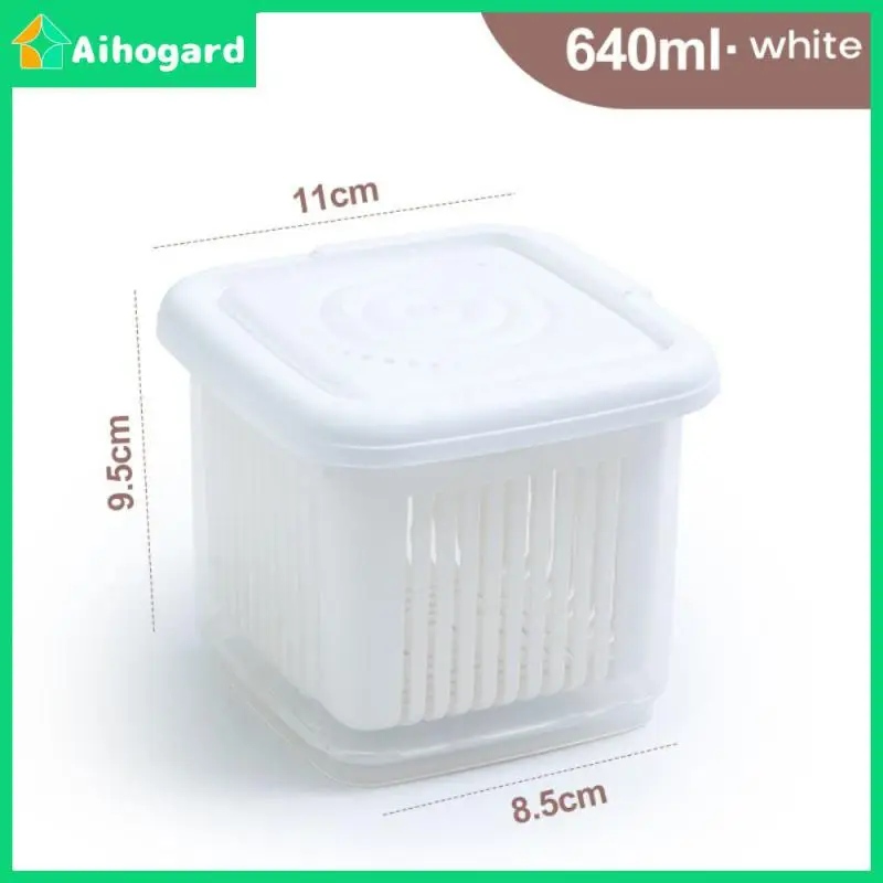 Drain Box Thickened Transparent Double-layerginger Garlic Green Onion Separable Box Kitchen Food Container Storage Gadget
Drain Box Thickened Transparent Double-layerginger Garlic Green Onion Separable Box Kitchen Food Container Storage Gadget