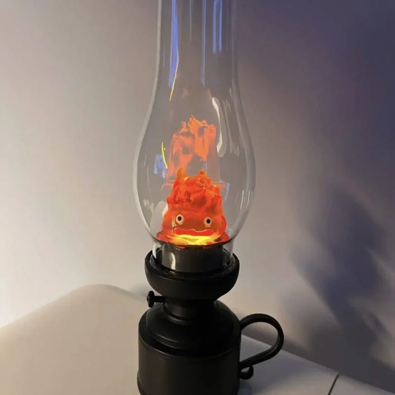 Casifer Night Light Cartoon Anime Flame Decorative Lamp Howl's Moving Castle Kerosene Candle Atmosphere Lamp For Bedroom Home
Casifer Night Light Cartoon Anime Flame Decorative Lamp Howl's Moving Castle Kerosene Candle Atmosphere Lamp For Bedroom Home